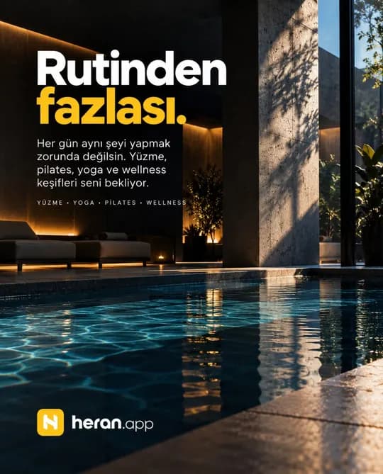heran.app Instagram post: Rutinden fazlası.