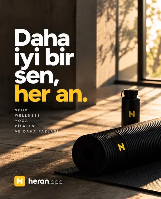 heran.app Instagram post: Daha iyi bir sen, her an.