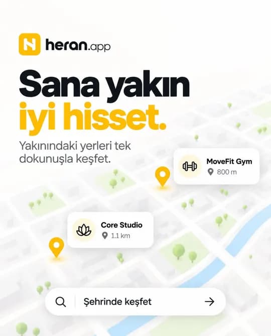 heran.app Instagram post: Sana yakın iyi hisset.